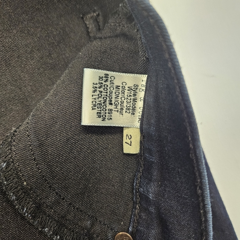 Rag & Bone Elephant Bell Flare Jeans Womens 27 Dark Blue Indigo Overdye Stretch - Picture 5 of 10